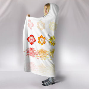 Spiritual Seven Chakras Hooded Blanket