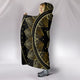 Lotus Gold Crafted Hooded Blanket