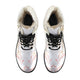 Multiple Butterflies Butterfly Faux Fur Leather Boots