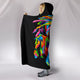 Lion Hooded Cozy Warm Hooded Sherpa And Microfiber Blanket With Hood