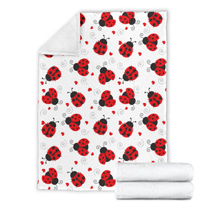 Love Ladybugs Premium Blanket For Youth And Adults