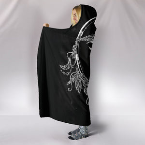 Sun and Crescent Moon Hooded Blanket