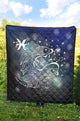 Pisces Horoscope Premium Quilt Blanket Twin Queen King Size Birthday Gift