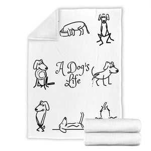 A Dog's Life Premium Blanket