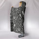 Lotus Dragonfly Sketch Hooded Blanket
