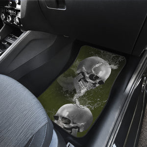 Sugar Skull Skeleton - Universal Front Car Mats Gift (Set of 4)