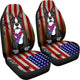 Boston Terrier Dog - Set of 2 Universal Front Car Seat Covers Protection