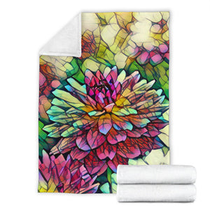 Bright Flower Blanket Camping Picnic Portable Outdoor Blanket