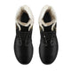 Pisces Zodiac Faux Fur Leather Boots