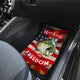 Fishing Hooked Freedom - Universal Front and Back Car Mats Gift (Set of 2 or 4)