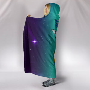 Butterfly Infinity Hooded Blanket - Freedom Look
