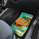 Fishing on Boat - Universal Front and Back Car Mats Gift (Set of 2 or 4)