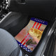 Fishing Angling Fish US Flag - Universal Front and Back Car Mats Gift (Set Of 2)