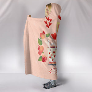 Corgi Love Hooded Blanket for Lovers of Corgis