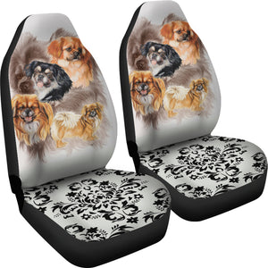 Tibetan Dog - Car Seat Covers (Set of 2)