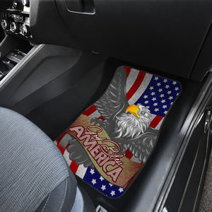 USA Eagle Bird - Universal Front Car Mats Gift (Set Of 2)