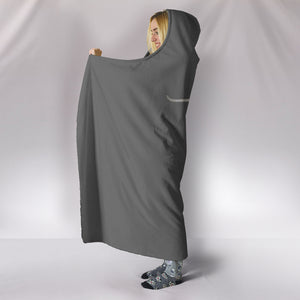 Faith Gray Hooded Blanket