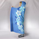 Peace Hippie Blue Hooded Blanket