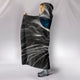 Electric Cat Cozy Warm Hooded Sherpa And Microfiber Blanket With Hood