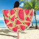 Watermelon Round Beach Camping Picnic Portable Outdoor Blanket