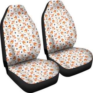 Welsh Corgi Dog Car Seat Covers (Set of 2)