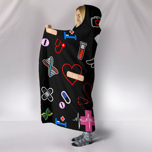 Nurse Hooded Blanket Graduation Promotion Appreciation Gift