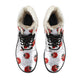 Ladybug Women's Faux Fur Leather Boots