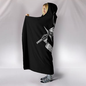 Skull Warrior Hooded Blanket