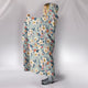 Boho White Flowers Hooded Blanket