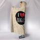 Love Beagle Cozy Warm Hooded Sherpa And Microfiber Blanket With Hood