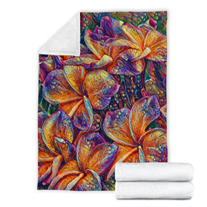 Bold Floral Beach Blanket Camping Picnic Portable Outdoor Blanket