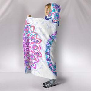 Peace Mandala Hooded Blanket