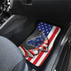 Horse USA Flag - Car Mats Set of 4 - Car Floor Mats Protection Decoration