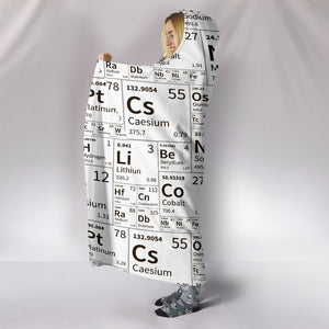 Chemist Chemistry - Cozy Warm Hooded Sherpa And Microfiber Blanket With Hood