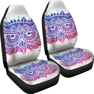 Owl Face Car Seat Covers (Set of 2)