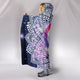 Mandala Peace Warm Hooded Sherpa And Microfiber Blanket With Hood