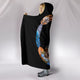 Peace Hippie Feathers Hooded Blanket