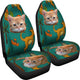 Yellow Cat Car Seat Cover