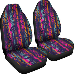 Multicolor Boho Car Seat Covers (Set of 2)