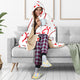 I Love Music Hooded Blanket Cosy Style