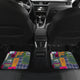 Camping Hiking Mountains - Red Universal Front and Back Car Mats (Set of 2 or 4)