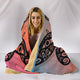 Swirly Wings Dragonfly Hooded Blanket
