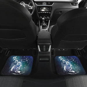 Gemini Horoscope Zodiac Front And Back Car Mats (Set Of 4)