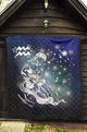 Aquarius Horoscope Premium Quilt Blanket Twin Queen King Size Birthday Gift