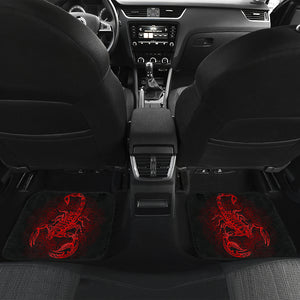 Red Scorpio Front And Back Car Mats (Set Of 4)