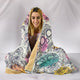 Pastel Sugar Skull Hooded Blanket