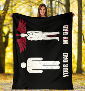 My Dad Your Dad Comparision Emergency Premium Blanket