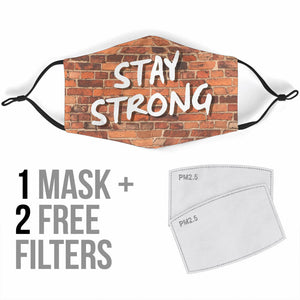 Graffiti Bring Wall Face Mask with Filters