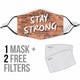 Graffiti Bring Wall Face Mask with Filters