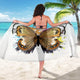Butterfly Sarong Scarf Blanket, Butterfly Lover Gift, Pretty Butterfly Beach Cover Up, Beach Sarong Skirt Dress - Freedom Look